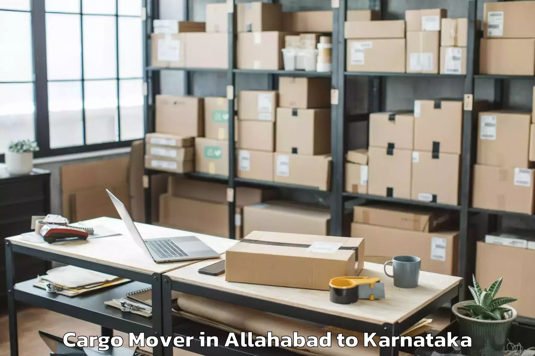 Book Allahabad to Shiralakoppa Cargo Mover